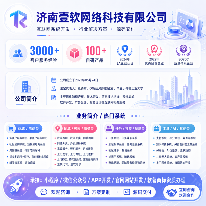 资质证书_壹软网络-济南壹软网络科技有限公司-济南壹软网络科技
