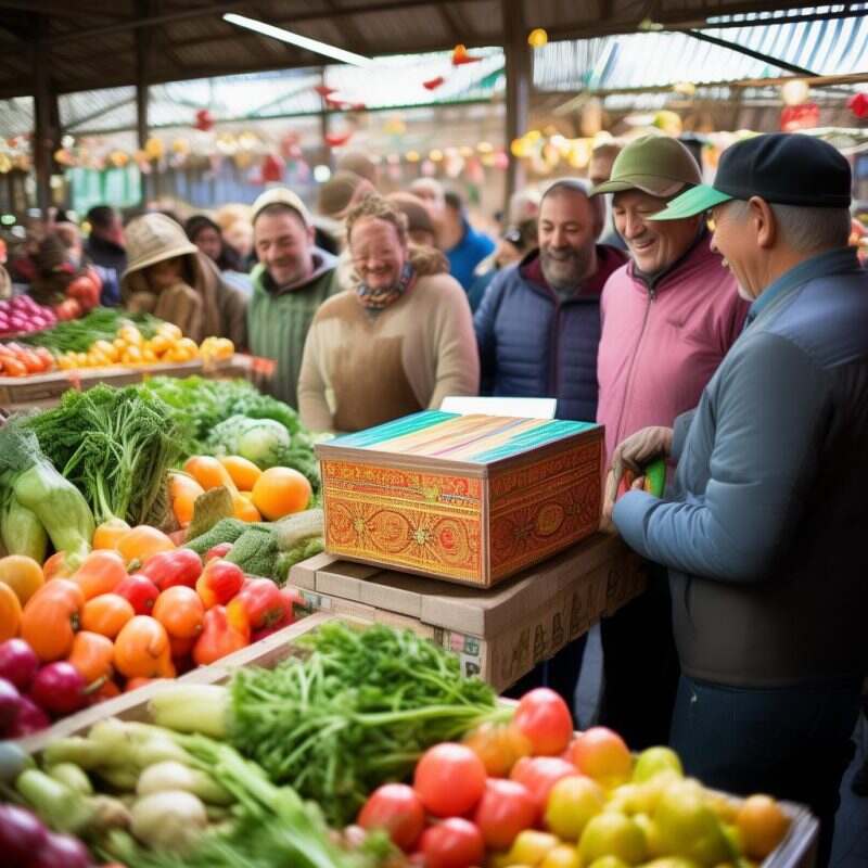 农产品卖不动？福盒抽奖帮你打开销路，农民笑了！-济南壹软网络科技