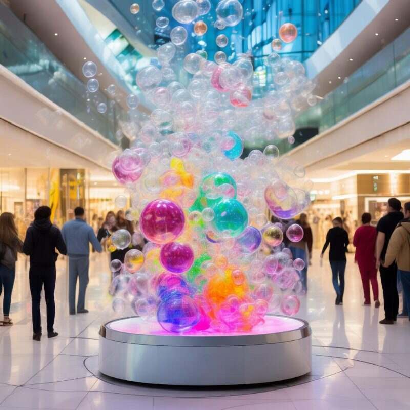 商场门口新玩法，泡泡机盲盒程序如何引爆客流？-济南壹软网络科技