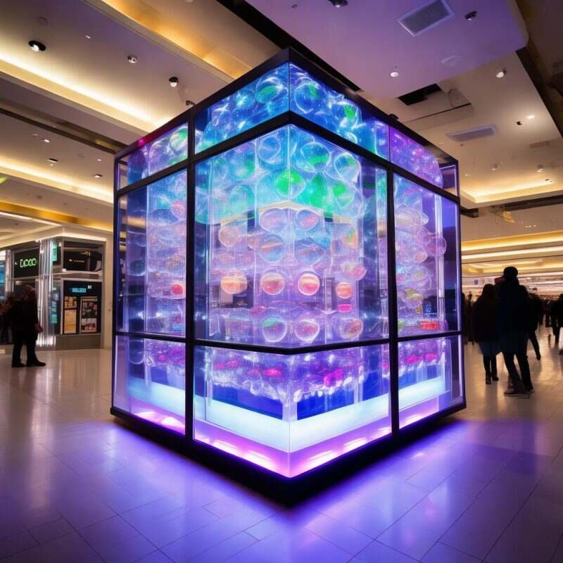 集成广告屏的泡泡盲盒机，真的能赚钱吗？-济南壹软网络科技